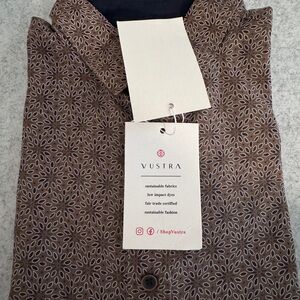 Vustra Brown Patterned Shirt